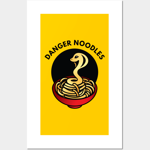 Danger Noodles Snake Bowl Wall Art by AliceQuinn